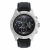Smartwatch GARETT V8 RT srebrno-czarny, skórzany
