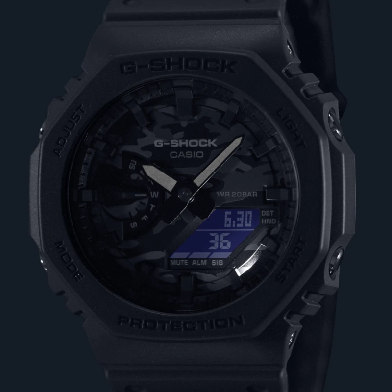 Zegarek Casio G-SHOCK GA-2100CA-8AER podświetlenie LED