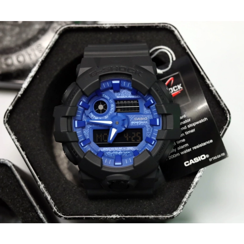 Zegarek G-Shock Casio BLUE PAISLEY GA-700BP-1AER