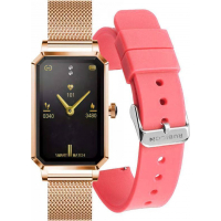 Smartwatch Rubicon RNCE86 +PASEK (różowe złoto)