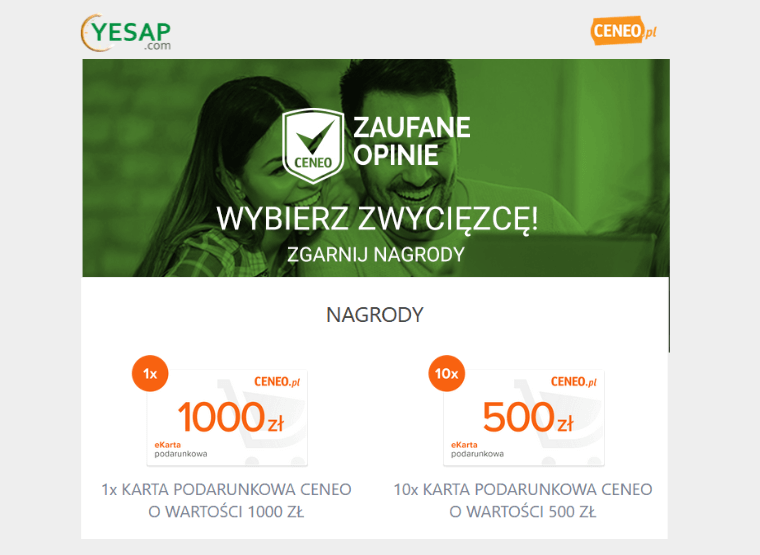 Ranking Ceneo YESAP.com