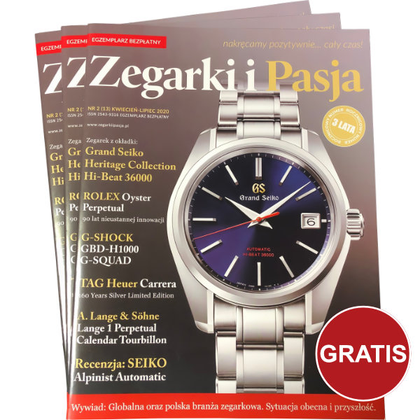 Wyjątkowy egzemplarz czasopisma o zegarkach tylko teraz gratis