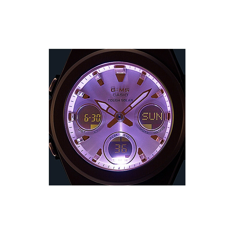podświetlenie w zegarku Casio Baby-G MSG-S600G -1AER