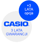 6 lat gwarancji na zegarek Casio