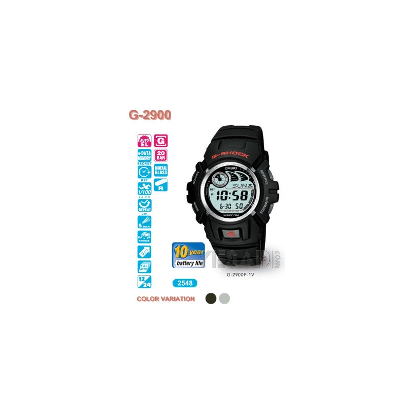 Zegarek Casio G-Shock G-2900F-1VER