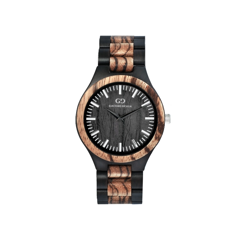 Zegarek drewniany Giacomo Design GD08301
