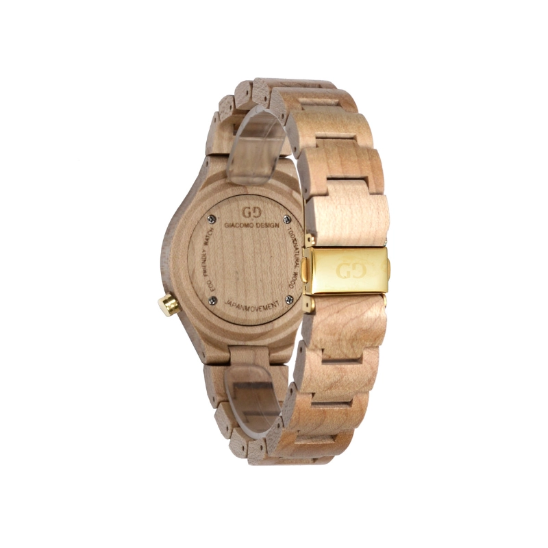 Drewniany zegarek Giacomo Design GD08403