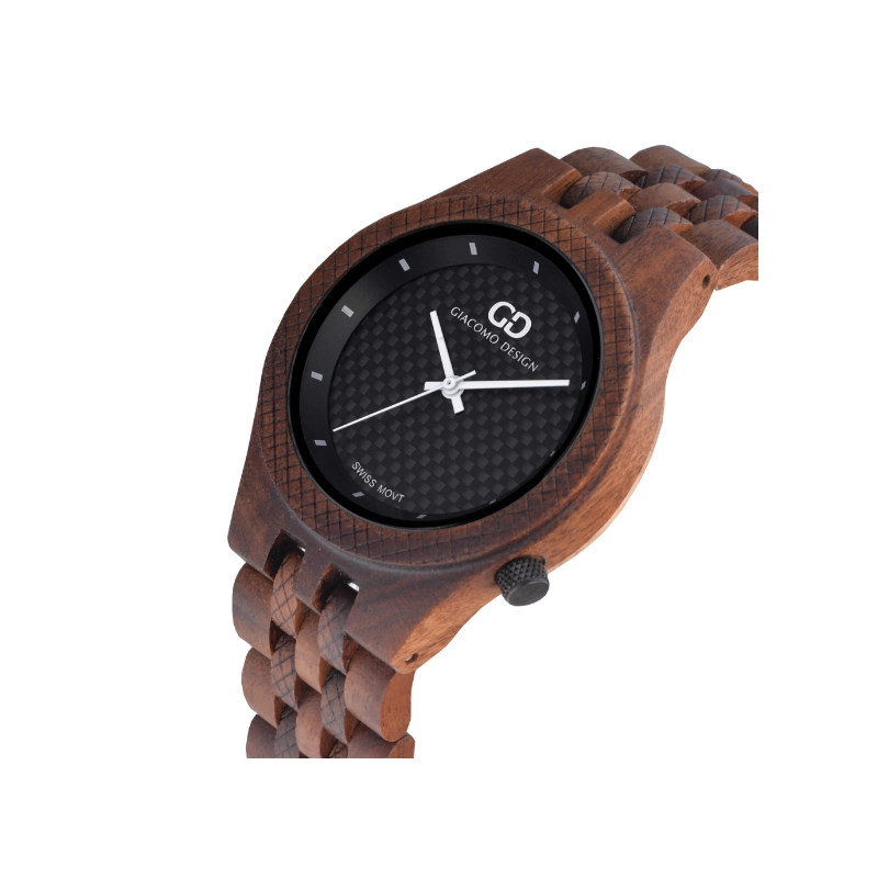 Drewniany zegarek Giacomo Design GD08901
