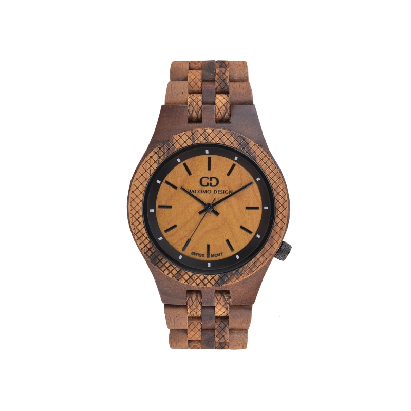Drewniany zegarek Giacomo Design GD08903