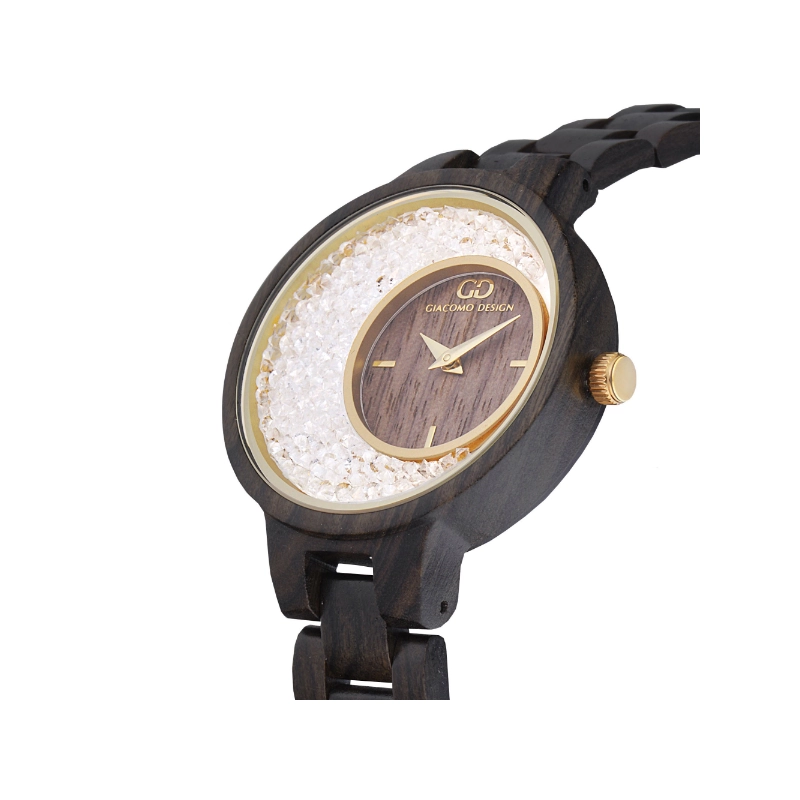 Damski zegarek drewniany Giacomo Design GD28002