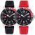 Zegarek Nautica NAPFRB926 - zestaw z czerwonym paskiem