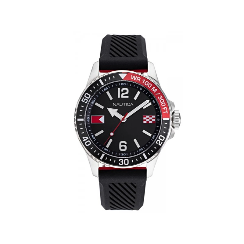 Zegarek Nautica NAPFRB926 - na czarnym pasku
