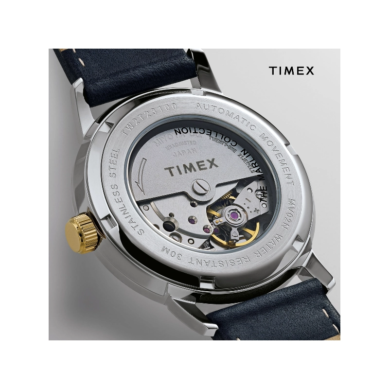 Widok mechanizmu zegarka Timex TW2T23100